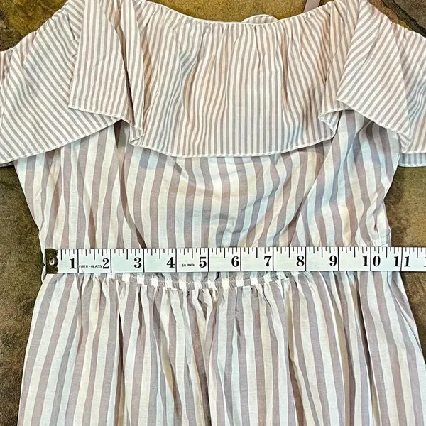 NWT Victoria’s Secret Ruffle Dream Angel Striped Asymmetrical Cami Small - Image 6