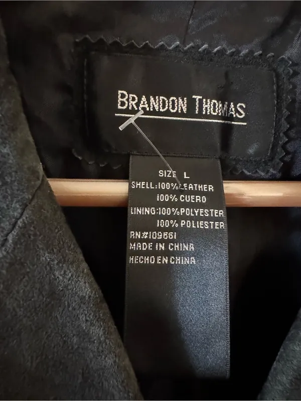 Brandon Thomas Suede Button - Image 3