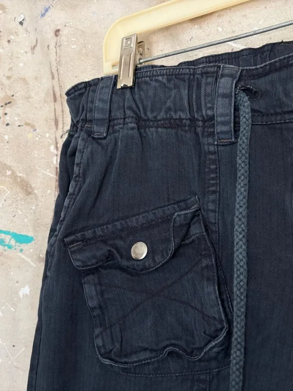 Free People Tahiti Cargo Pant in Black - Image 6
