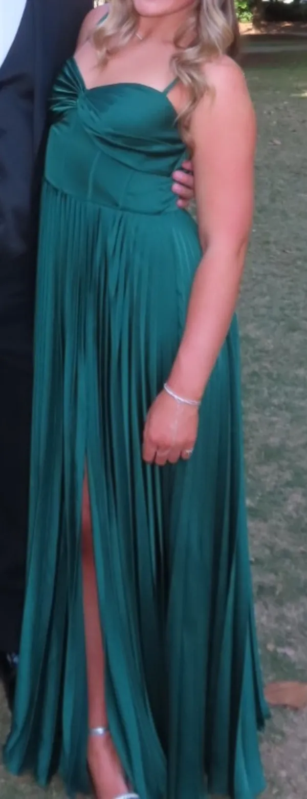 Azazie pleated maxi dress - Image 2