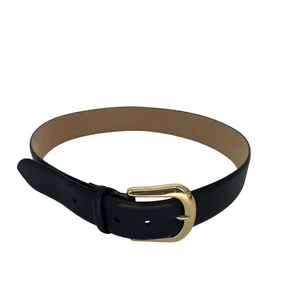 B-Low the Belt Kennedy Leather Belt‎ Black Gold Size XS - Image 3