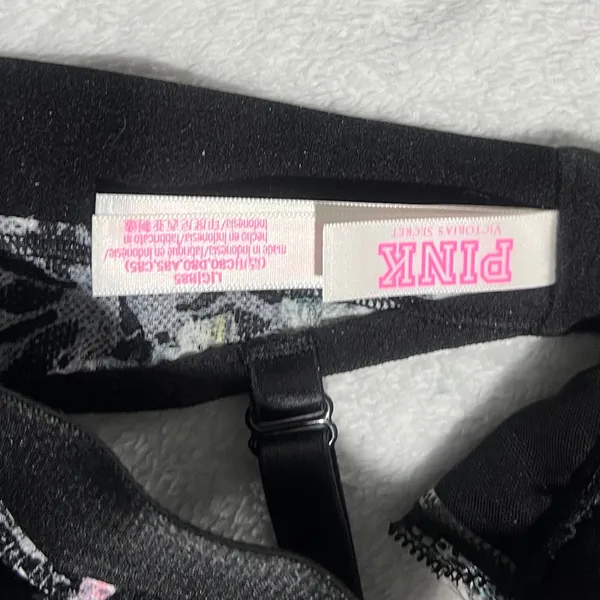 PINK Victoria's Secret Butterfly Wireless Bra Large - Image 6