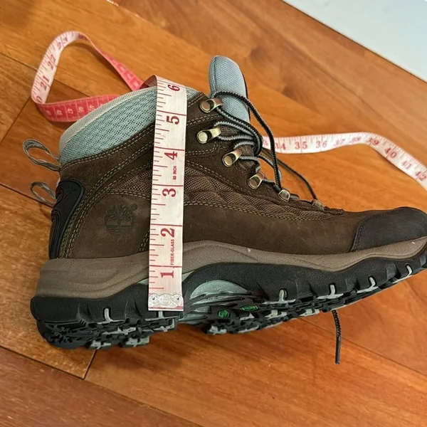 Timberland Women's Gannon mid Gore Tex Brown Leather Hiking Trail Work Boots‎ 9 - Image 12