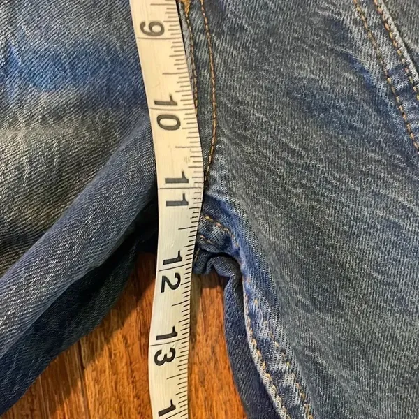 Zara seam front high rise tapered straight leg jeans 2 - Image 4