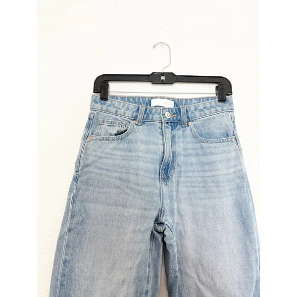 Zara Jean Z.03 Regular Fit High-Waist Long Length Size 4 Light Wash 8228/224/427 - Image 5