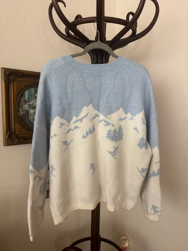 Unique Loft Ultra Soft Ski Mountain Sweater - Image 3