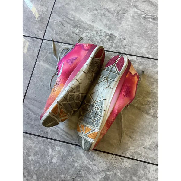 Nike Free TR Fit 4 Womens Training Shoes Pink Orange 629832-100 Size 8.5 - Image 3