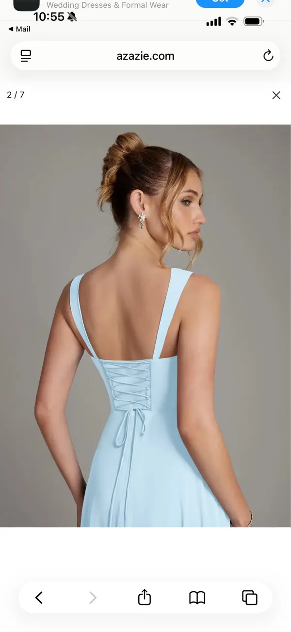 Azazie Bridesmaid Dress - Image 2