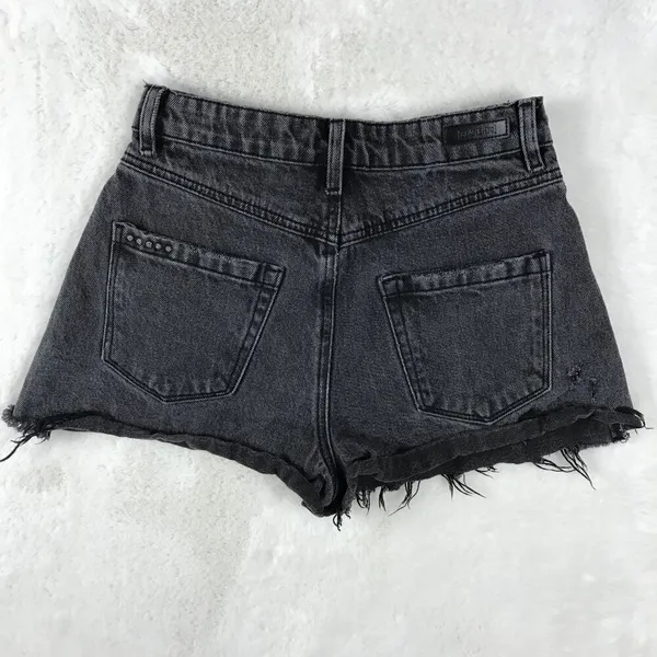 BLANK NYC Black High Rise Jean Shorts 25 - Image 8