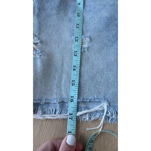 Y2k Abercrombie & Fitch Zoe Natural Rise Vintage A-Line Denim Skirt Size 8 2691 - Image 7