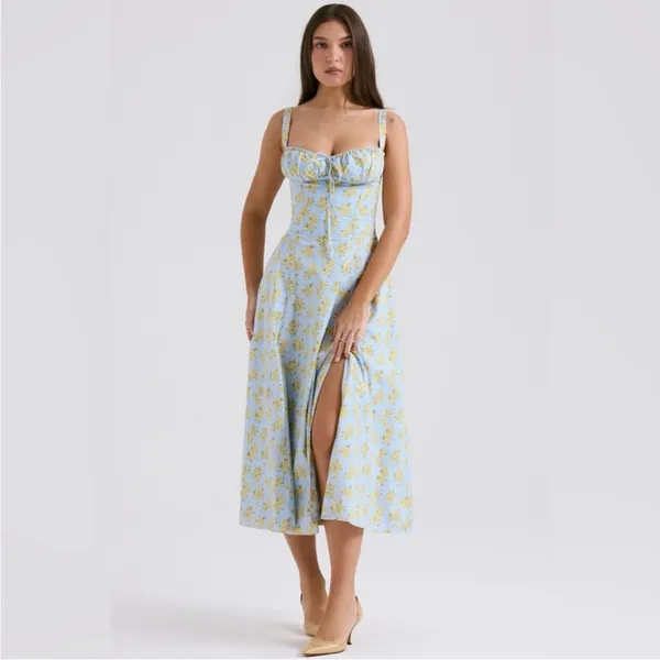BRAND NEW House of CB Bustier Carmen Dress (bigger cup) - Image 2