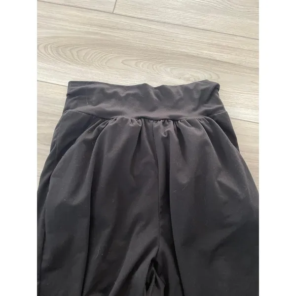 Amazon Womens Black Elastic Waistband Cuffed Joggers Pants Size Small‎ - Image 2