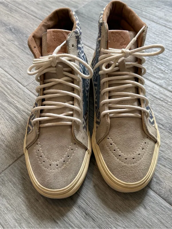 VANS Sk8-Hi Reissue Mens 8 Women's 9.5 California Italian Weave Chakana Tribal - Image 2