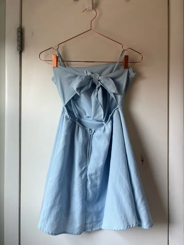 Altar'd State Mini Dress Blue - Image 4