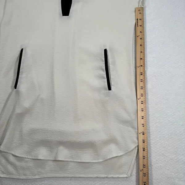 ASTR The Label Mini Dress Women's Small Black White V-Neck Dolman Sleeve Shift - Image 8