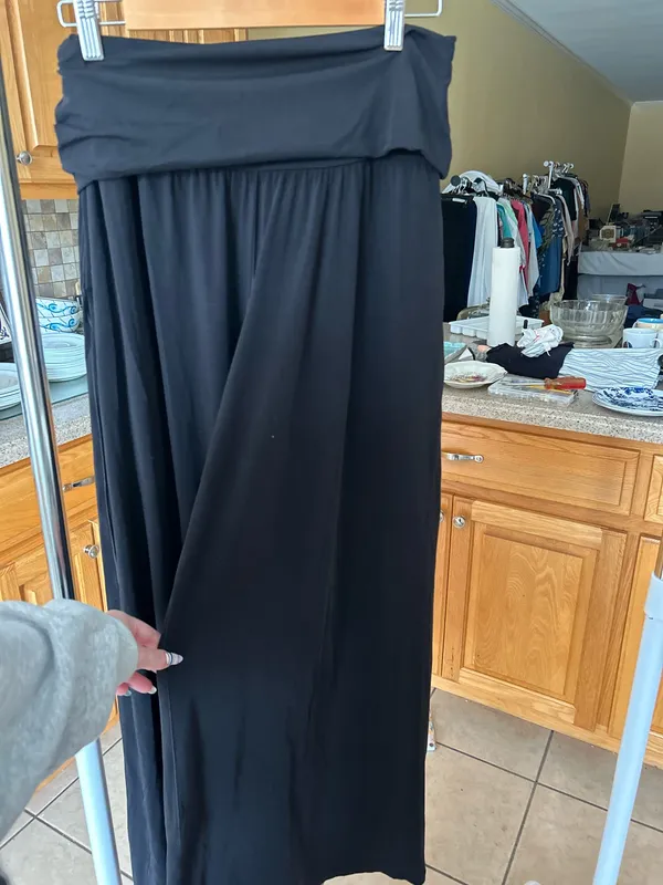 Aerie Real Me Fold Over Wide Leg Leggings - Image 6