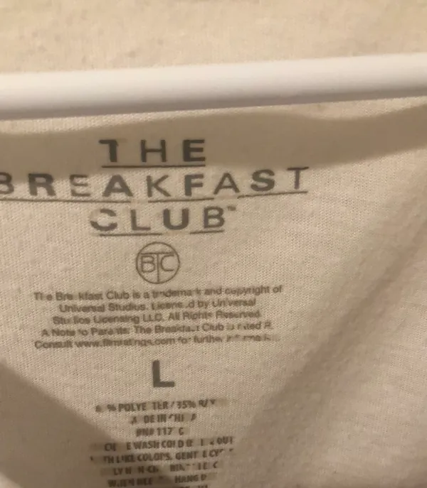 The Breakfast Club Tee White Size L - Image 3