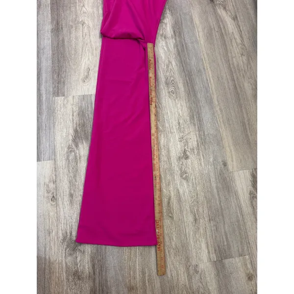 Lulus Magenta Pink High Waisted Wide Leg Dress Pants‎ Size Small NWT - Image 8