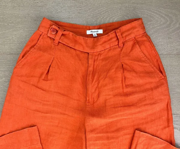 Madewell Wide-Leg Linen Harlow Pants - Image 3