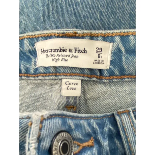 Abercrombie 90s High-Rise Jeans Straight Curve Love - Image 7