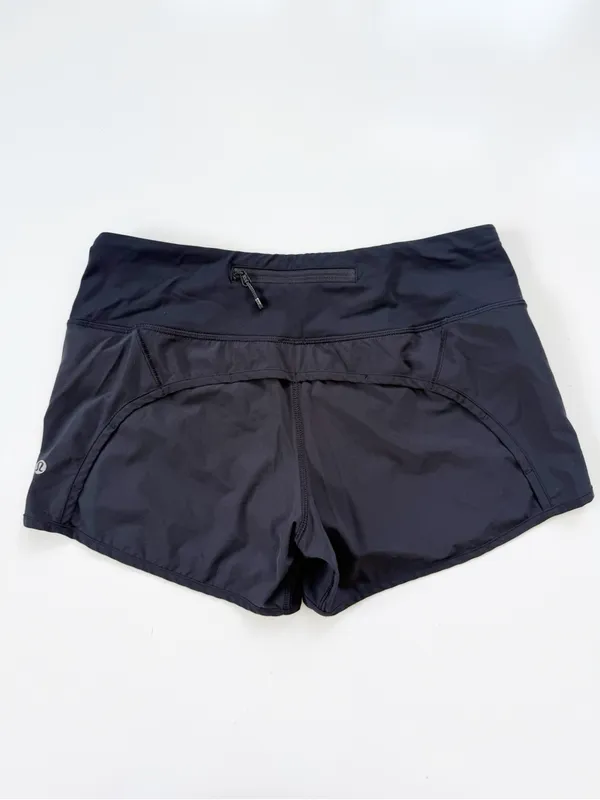 lululemon Run Times Short II Size 6 - Black - Image 5