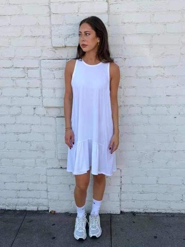 NWT Sweaty Betty white tennis dress size M #tennis #activewear - Image 4