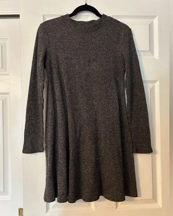 Gray Sweater Dress - Image 3