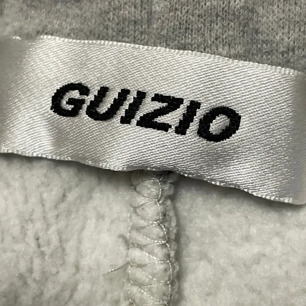 Guizio Women's Heather Gray Fleece High Rise Pull On Jogger Sweat Pants Size S - Image 4