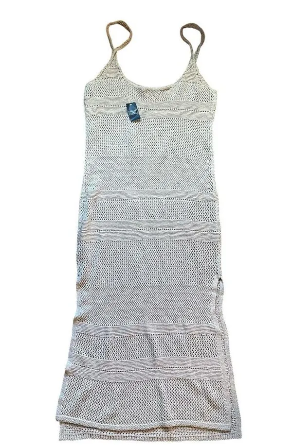 Abercrombie & Fitch light tan knit dress / coverup size XL - Image 2