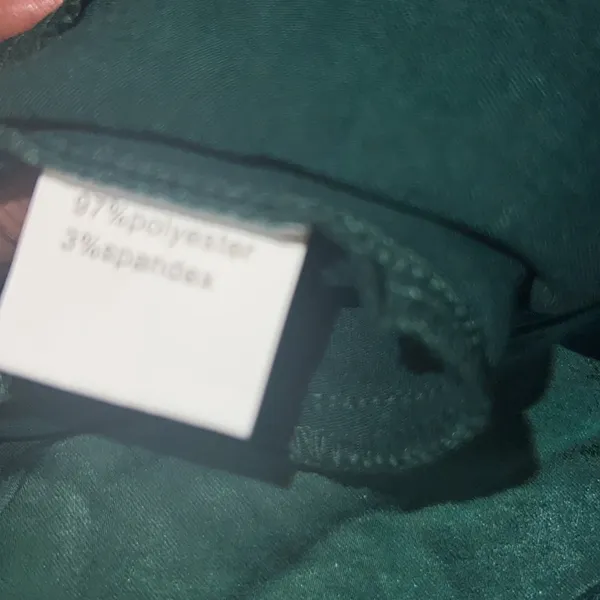 Amazon New - Green Emerald Satin Slit Dress L - Image 7