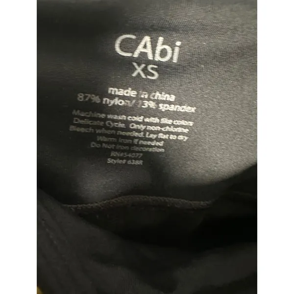 CAbi Black Yoga‎ Pants Bootcut High Waist Athleisure XS - Image 5