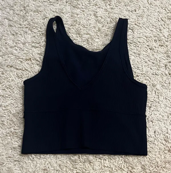 Lululemon Power Pivot Tank Navy Size 4 - Image 4