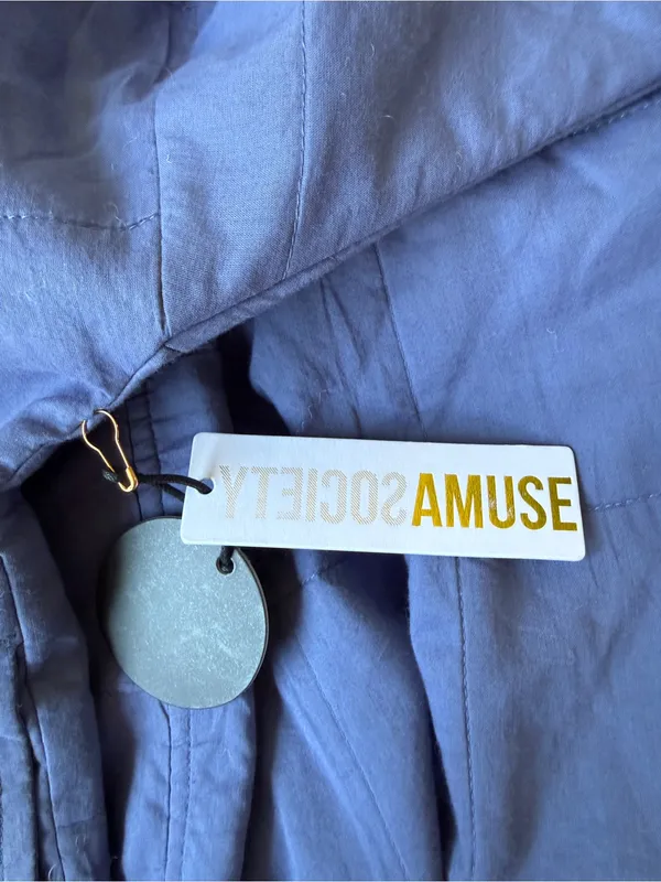 New Amuse Society Seabreeze Embroidered Button Up Lightweight Quilted Jacket - Image 5