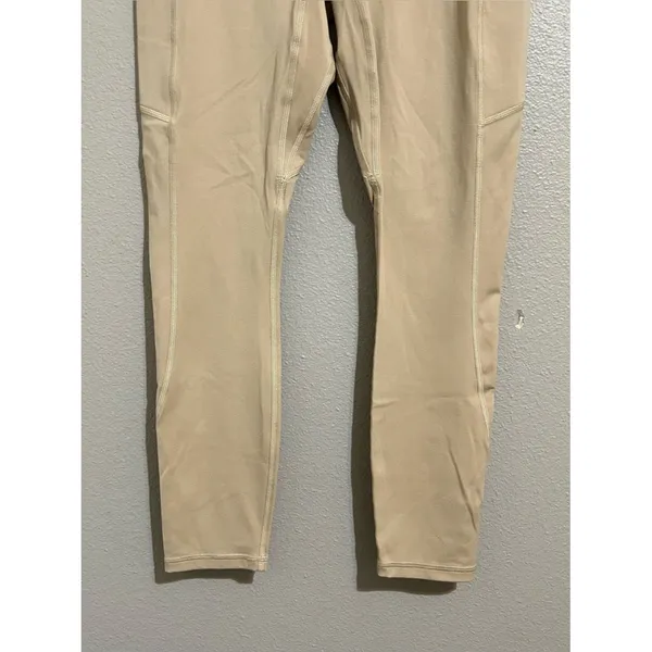 Fabletics Motion 365 Neutral Nude Mesh Pocket 7/8 Leggings Women’s Size Medium - Image 4