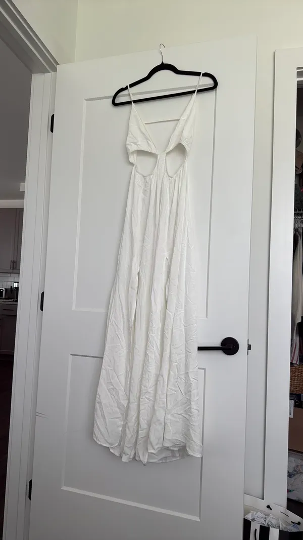 Hello Molly Soft Breeze Maxi Dress White - Image 4