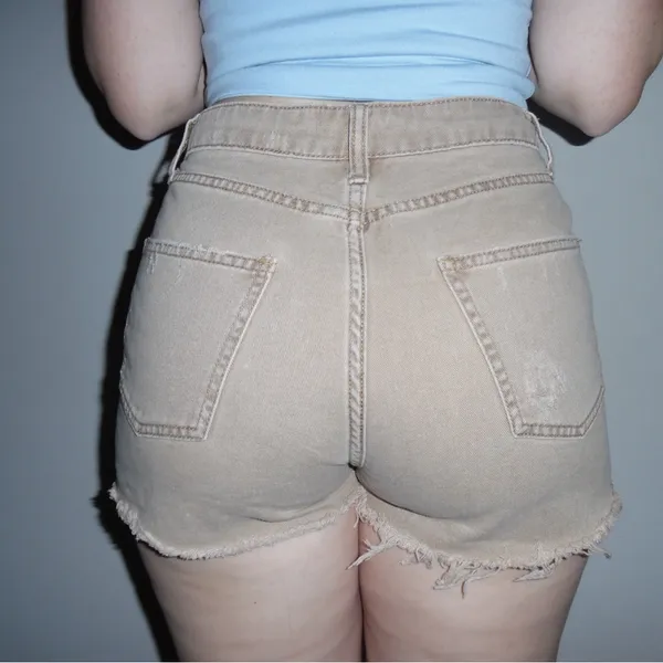 Wild Fable Brown/Khaki Denim Cutoffs - Image 2