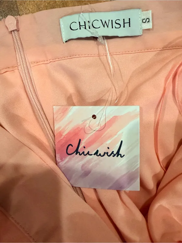 Chicwish Pink Flowing Maxi Skirt - Image 8