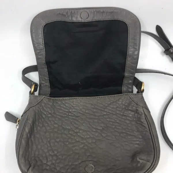 Marc Jacobs Dark Brown Rough Leather Crossbody Bag - Image 3