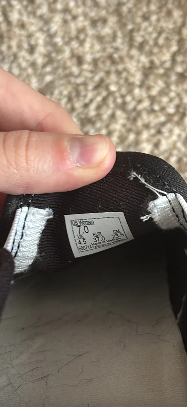 Vans Slip-On Black Women’s - Image 2