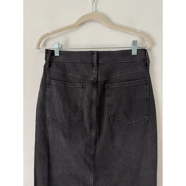 Gap Black Stretchy Denim Midi Pencil Skirt Women’s Size 26 / 2 - Image 5