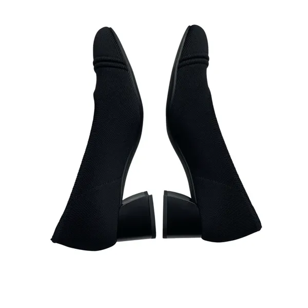 Vivaia womens Julie Arch Pro Almond Toe Block Heels Black 37.5 US 7 smart casual - Image 5