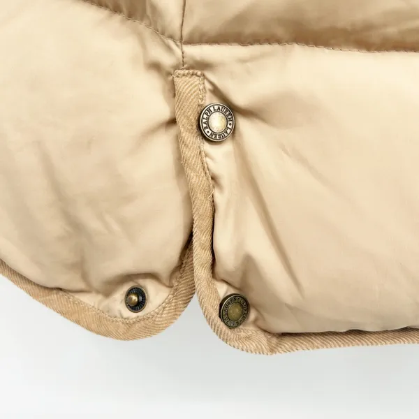 Lauren Ralph Lauren Womens Tan Down Fill Faux‎ Fur Hood Puffer Parka Coat Size L - Image 10