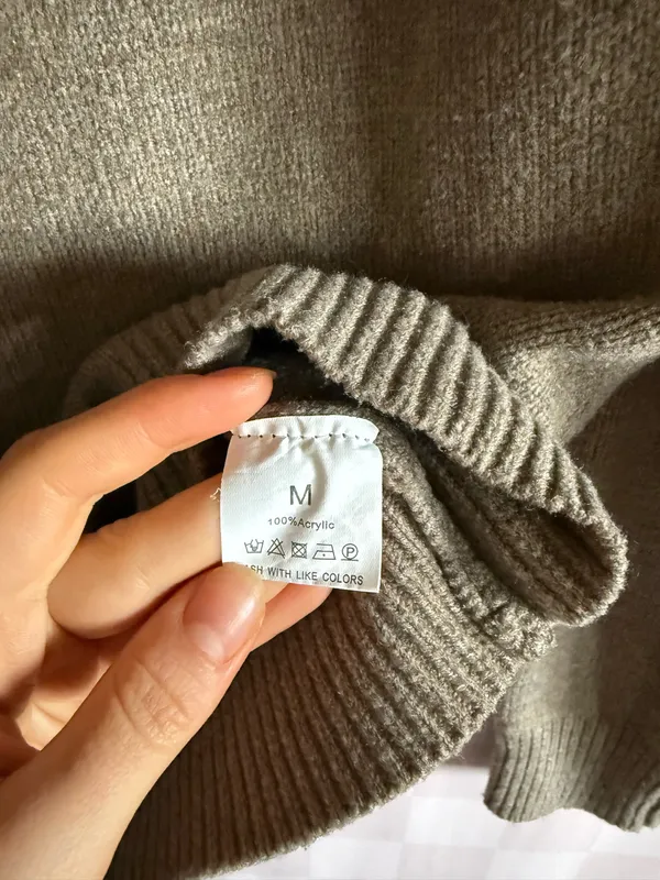 Knit Sweater Green Size M - Image 3