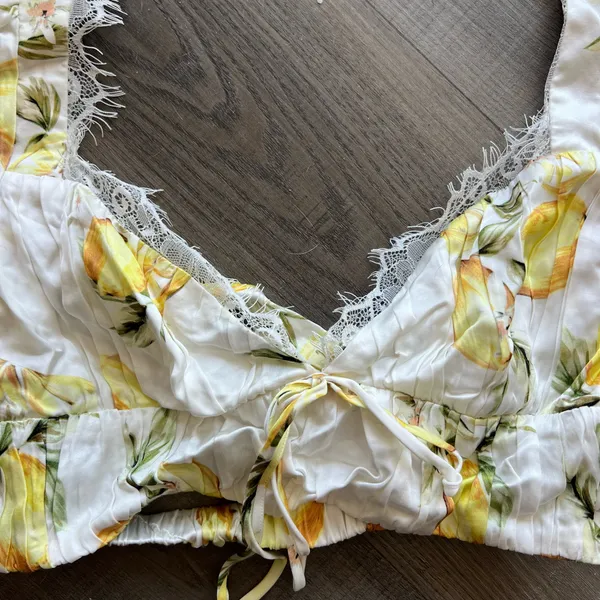 For Love & Lemons Alana Crop Top - Image 4