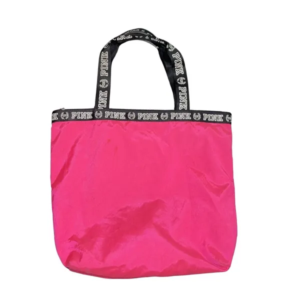 Victoria's Secret PINK Nylon Canvas Tote Bag Y2K Travel Carry On Weekender - Image 2