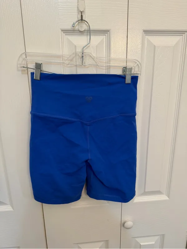 Aritzia TNA Pull On Bike Short Electric Blue Biking Athletic Size Medium - Image 2