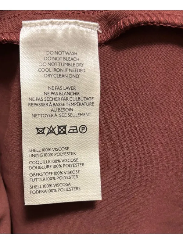 Saylor Posy Drop-Waist Flounced Mini Dress Size L Burnt Umber - Image 5