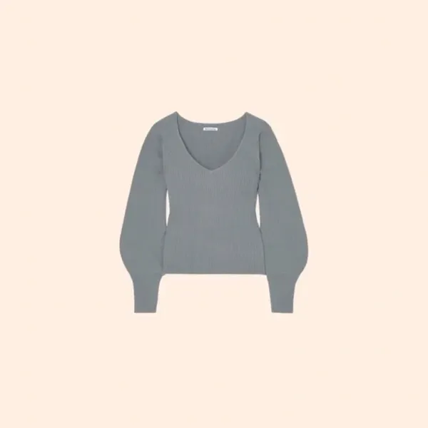 1HR SALE ⚡Reformation Hart Cashmere Sweater (Dark Grey) - Image 2