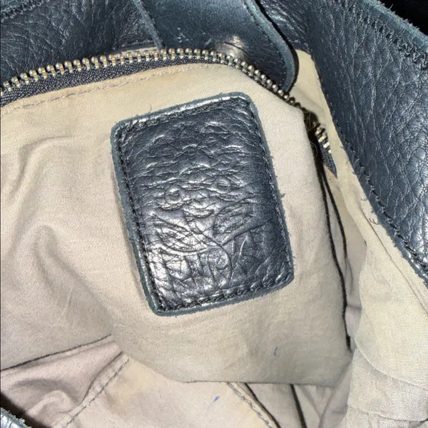 Lucky Brand Black Leather Shoulder Hobo Bag - Image 4