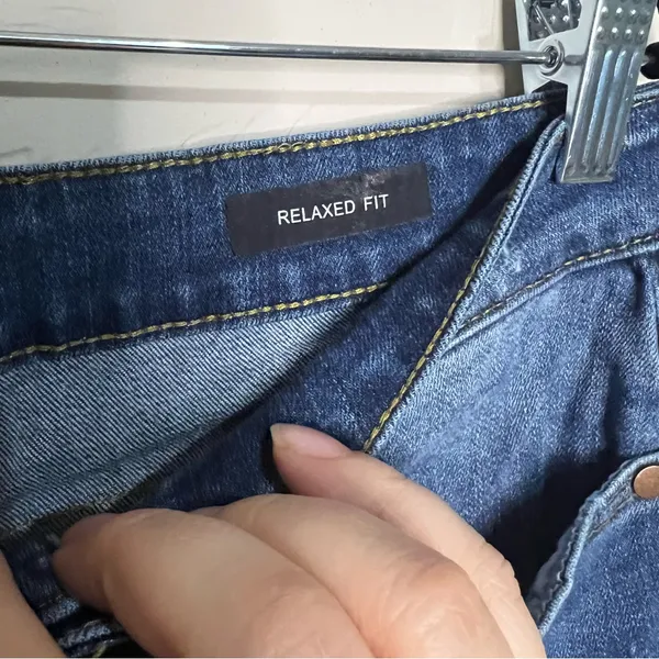Judy Blue Relaxed Fit‎ high rise distressed Crop Denim Jeans - Image 7
